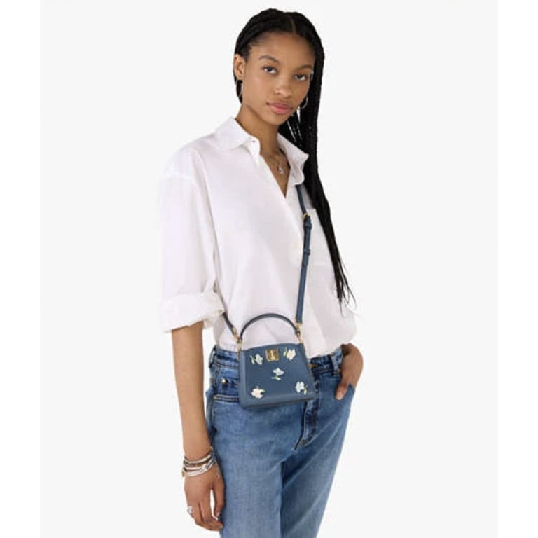 Kate Spade New York Phoebe Applique Mini Top Handle Bag Bluestone