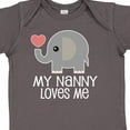 thumbnail image 4 of Inktastic My Nanny Loves Me Grandchild Boys or Girls Baby Bodysuit, 4 of 5