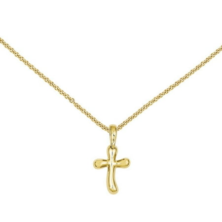 14kt Yellow Gold Small Freeform Cross