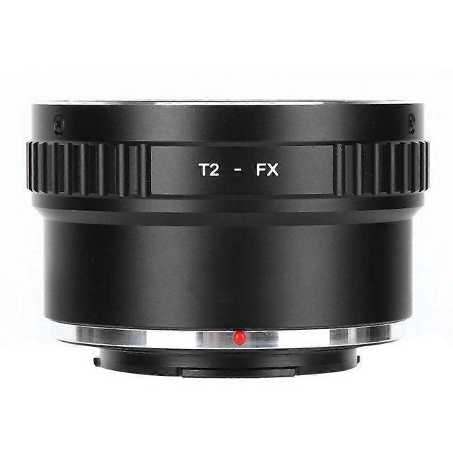 Fikaz T2‑FX Aluminium Alloy Lens Adapter Ring for T2 Mount Lenses to for Fuji FX Mount Camera