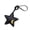 Black, variant on Creative Design 3D Star PU Leather Bag Charm Stylish Bag Pendant for Fashion Accessories Styles and Projects
