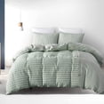 thumbnail image 1 of Yeater Ensemble de Housse de Couette à Rayures 3 Pcs, Certifié OEKO-TEX, Format Grand Lit, 100 % Polyester, 1 of 1