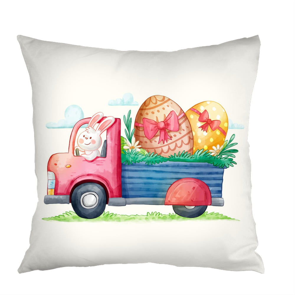 SFE Easter Sofa Bed Home Decoration Festival  Rabbit Pillow Case Cushion Cover 