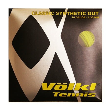 Classic Synthetic Gut 17G Tennis String Black