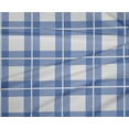 thumbnail image 4 of oneOone Polyester Lycra Lavender Blue Fabric Gingham Check Sewing Material Print Fabric By The Yard 56 Inches Wide, 4 of 4