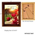 thumbnail image 3 of Decorebay Home Solid Wood Single Photo Display Picture Frames - Black Brown, 3 of 3