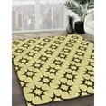 thumbnail image 2 of Ahgly Company Indoor Square Patterned Sun Yellow Area Rugs, 4' Square, 2 of 6