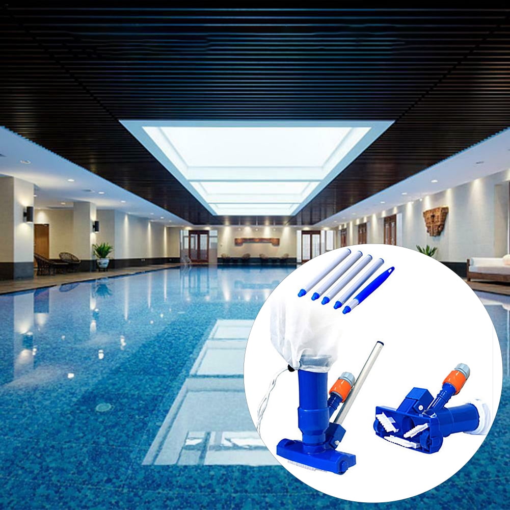 Limei Pool Spa Jet Vacuum Cleaner w/ Brush, for Frame Above Ground