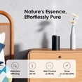 thumbnail image 4 of Waterless Diffuser for Essential Oil, Battery Operated Nebulizer, 0.7 Fl.Oz./ 20mL Mini Scent Air Machine, 3 Countdown Timers & 3 Mist Levels for Home, Room, Car, Office - AN6 Light Steel Blue, 4 of 6