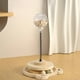 thumbnail image 5 of Juego de bolas de hierba gatera giratorias de madera maciza con resorte, bola de comida para gatos con fugas, adecuada para gatos domésticos, juguete de palo de burla, bola de comida para gatos de tab, 5 of 6
