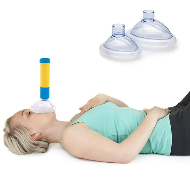 Entrenador respiratorio Máscara de primeros auxilios para asfixia Dispositivo cardiopulmonar artificial Aparato de respiración