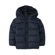 The Children's Place Baby Toddler Boy Puffer Winter Jacket Coat