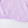 thumbnail image 7 of Hjtefg Girls' Beaded Cardigan - Knit Sweater | Lightweight Casual Cover-Up with Rhinestone Details,Color: Purple Size: 5-6 Years, 7 of 7