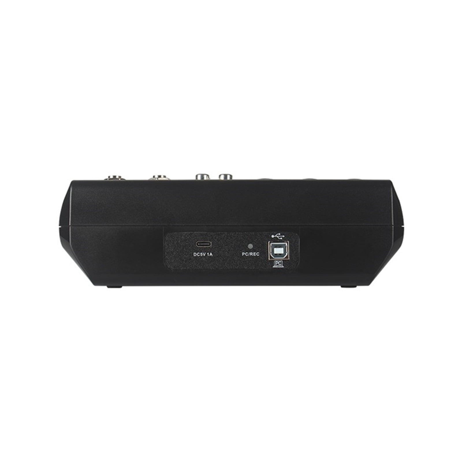 5-Channel Portable Professional DJ Mixer Built-in 48v Phantom Power USB Sound Mixing Console for Stage Live Broadcast ,Easy to Operate