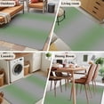 thumbnail image 5 of Green Grey Area Rug 4x6 FT, Non Slip Kids Room Carpet, Modern Minimalist Solid Vertical Stripes Washable Soft Floor Carpet Non-Shedding Throw Rug for Dorm Kitchen Study Room Home Office Bedside, 5 of 9