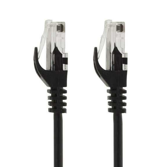 Patch Cord  |  Cat6,  Snagless,  Black  3ft