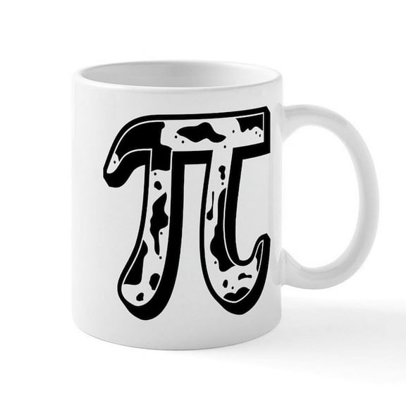 CafePress - Cow Pi - 11 oz Ceramic Mug - Novelty Coffee Tea Cup