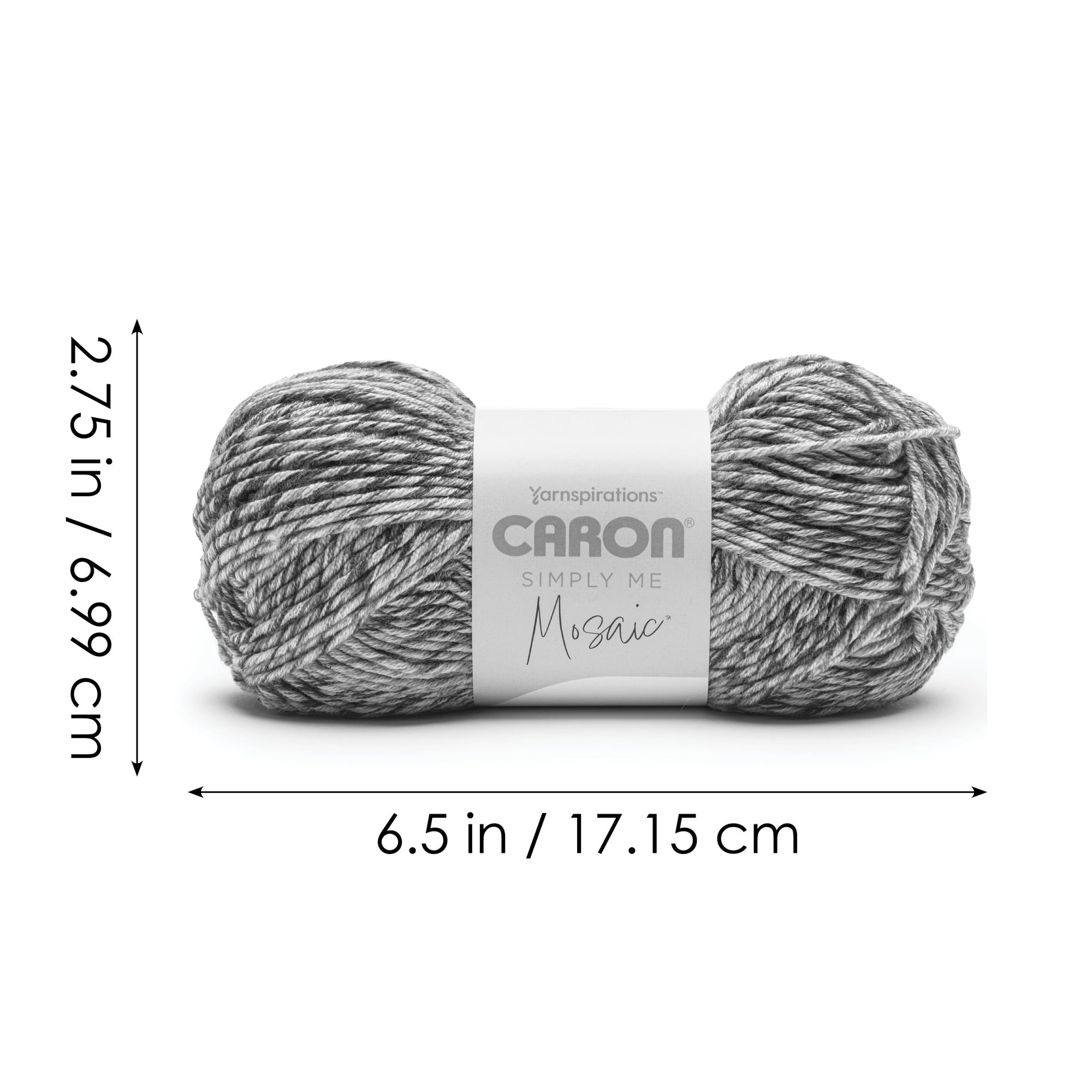 Caron® Simply Me Mosaic™ #5 Bulky Blend Yarn, Claypot 5oz/140g 173 Yards (2 Pack)