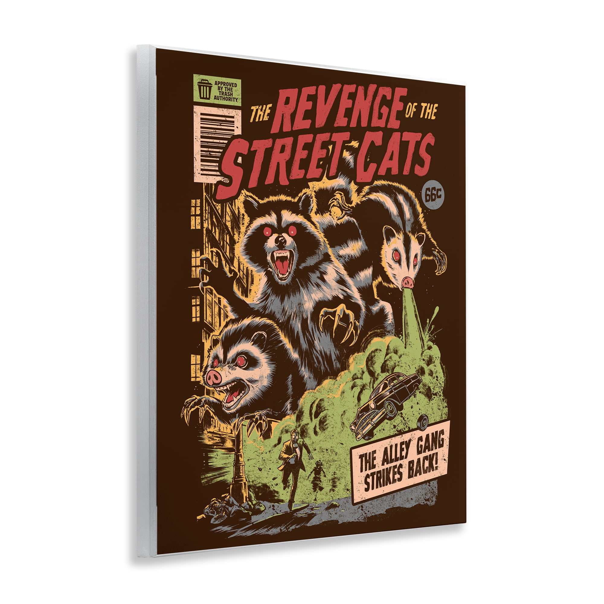 Stupell Industries Revenge Of Street Cats Wall Plaque Art, design by EduEly Designs