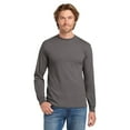 thumbnail image 2 of Gildan Men's Heavy Cotton Long Sleeve T-Shirt, 100% Cotton, Adult T-Shirt, Classic fit Tee, Charcoal, XL, 2 of 5