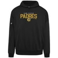 thumbnail image 2 of Men's Levelwear  Black San Diego Padres Contact Carve Hoodie, 2 of 3