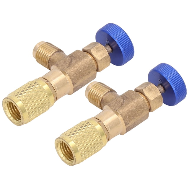 Adaptador de válvula de refrigerante BuyWeek 2 piezas R22 R404 R407
