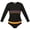 ab1 Black, variant on Little Girls Swim Suits 6-7 Girls Rash Guard Swimsuit Long Sleeve Two Piece Bathing Suit UPF 50 Summer Swimwear Size 6-12Y