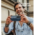 thumbnail image 4 of Dexnor for Samsung Galaxy S24 FE Case with Built-in Slide Camera Cover & Screen Protector & Kickstand,Heavy-Duty Shockproof Rugged Case Full-Body Bumper Protective Cover for Galaxy S24 FE 2024, Blue, 4 of 7