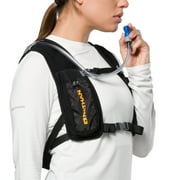 Nathan 6 Liter Hydration Pack w/Bladder Black/Marigold OSFA