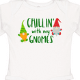thumbnail image 4 of Inktastic Chillin' with My Gnomes Boys or Girls Long Sleeve Baby Bodysuit, 4 of 5