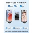 thumbnail image 3 of Unbranded Mini Wireless Lavalier Microphone for iPhone, iPad, Android Phone, Noise Reduction Plug and Play Magnetic Clip on Lapel Mic for Video Recording Podcast Vlogging, 3 of 8