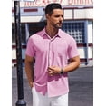 thumbnail image 4 of COOFANDY Dress Shirts for Men Short Sleeve Casual Shirts Button Up Untucked Shirts Summer Shirts, 4 of 6