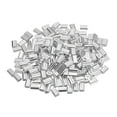 thumbnail image 1 of 200Pcs Aluminum Crimping Loop Sleeve for 1/16" Diameter Wire Rope, Double Ferrule Wire Rope Sleeve for Cable Line End, 1 of 6