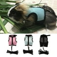 thumbnail image 3 of Adjustable Ferret Harness/Baby Rabbit Squirrel/Hamster Rat Mouse Leash Rope Pink S, 3 of 8