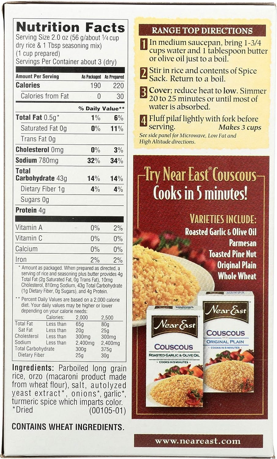 Rice Pilaf Box Calories Online Collection Www pinnaxis Rice Pilaf Box Calories Online Collection Www pinnaxis