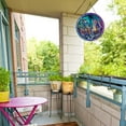 thumbnail image 5 of Hanging Wreath, Colorful Circular Wall Decoration, Window Decoration, Festival Decorations, 16 * 16* 0.4cm, 5 of 5