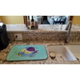 thumbnail image 2 of Carolines Treasures 8576DDM Tropical Fish on Teal Dish Drying Mat, 2 of 2