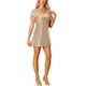 thumbnail image 4 of INSPIRE CHIC Vestido de fiesta corto con lentejuelas y escote en V para mujer XL Rosa Dorado, 4 of 6