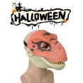 thumbnail image 5 of Máscara Dinosaurio Látex Natural Dinosaurio Raptor para Niños ( ) Rojo Negro, 5 of 5