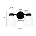 thumbnail image 5 of Millennium Lighting 23002 Corella 2 Light 14" Wide Vanity Light - Gold, 5 of 7