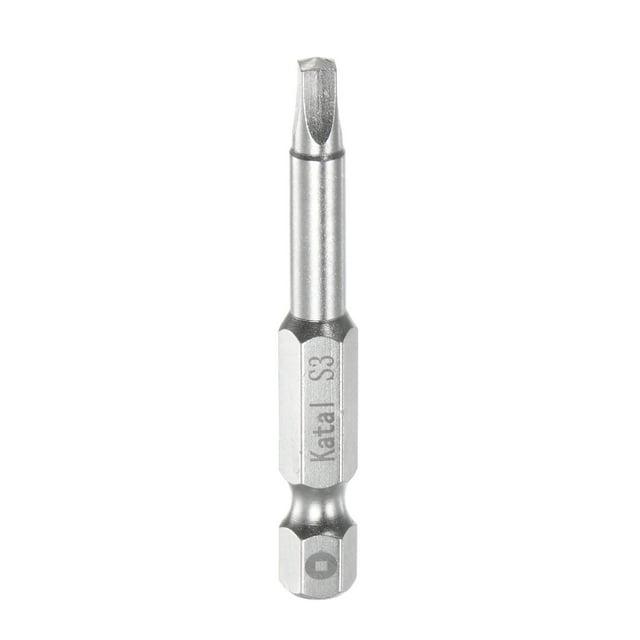 Unique Bargains S3 Magnetic Square Screwdriver Bit 1/4' Hex Shank 2' Length Screw Driver