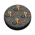 thumbnail image 3 of Easygdp Cartoon Tractor Wheel Sun Guard, Spare Tire Cover,Universal Trailer Suv Truck Camper Travel,Easy To Install And Remove -16 Inch, 3 of 9