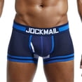 thumbnail image 3 of JOCKMAIL 2 Pack/PCS Men's Mesh U Pouch Underwear Mens Underwear Briefs Boxer Briefs Breathable Underpants Pants Trunks, 3 of 8