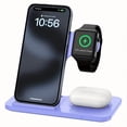 thumbnail image 2 of 3-in-1 Foldable Portable Wireless Charger Is Suitable for iPhone, for Samsung Other Wireless Charging Models, for Apple Watch, for AirPods., 2 of 7