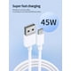 thumbnail image 3 of 3 Pack USB C Cable, USB A To USB C Cable 45W, 5A USB A To USB C Charger Cable, USB A To Type C Charger Cable Fast Charging For Galaxy S21 S20 S10 S9 S, 3 of 5