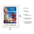thumbnail image 2 of Guatemala Is Only One Day Away - Pan American Airways (PAA) - Vintage Airline Travel Poster by Paul George Lawler c.1938 - Master Art Print (Unframed) 9in x 12in, 2 of 4
