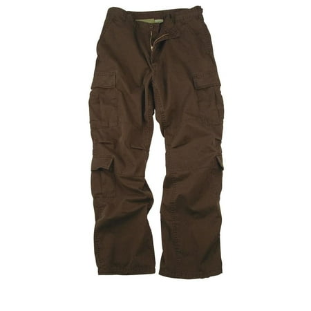 Chocolate Brown Vintage Paratrooper Cargo Pants (Best Looking Cargo Pants)