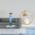 thumbnail image 2 of Estatua de resina, figura de Kabuki asiático, juguete, muñeca geisha con kimono japonés, escultura de bola de cristal, figura de metal, adorno de escr, 2 of 8