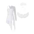 thumbnail image 3 of inhzoy  Women's Angle Dress Guardian Angel Outfit Sets White A S, 3 of 7