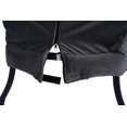 thumbnail image 6 of Oversized Modern Lazy Chair with Ottoman, Accent Contemporary Lounge Fabric Chair with Steel Frame, Upholstered Single Sofa Chair with Arm & Side Pocket, Leisure Sofa Chair, 6 of 7